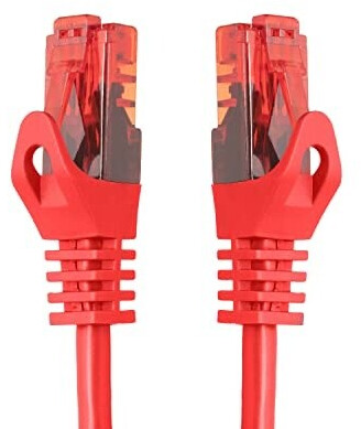BIGtec Gigabit Ethernet LAN Kabel CAT 5E 0,25m rot (BIG565)