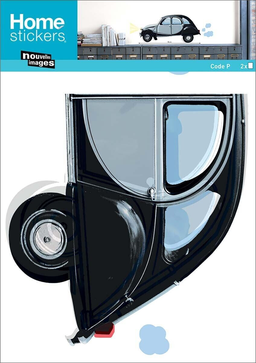 Nouvelles Images Sticker mural 2CV Citroën