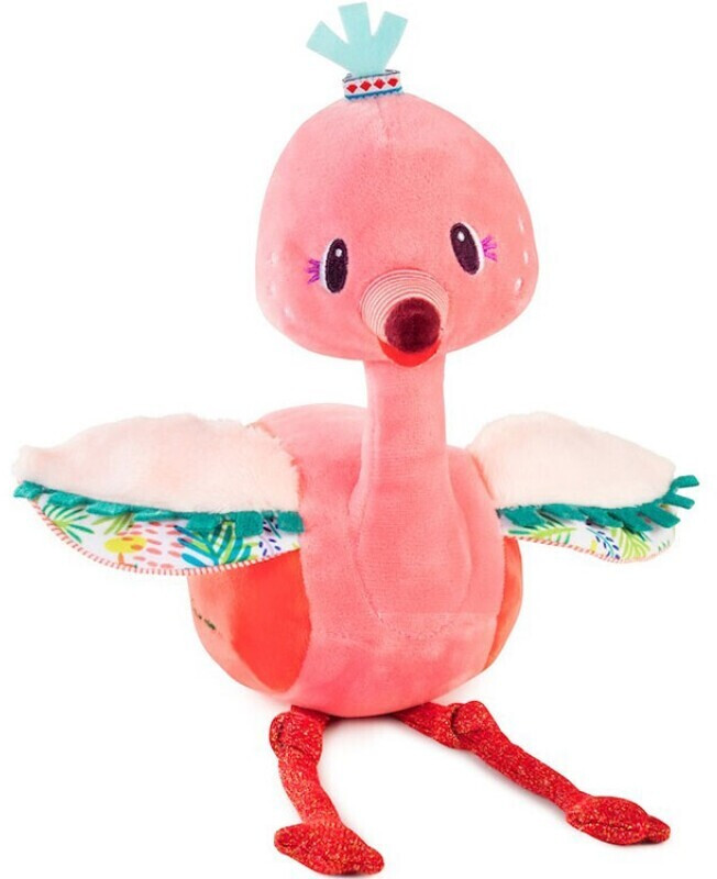 Lilliputiens Anaïs, peluche câline flamand rose