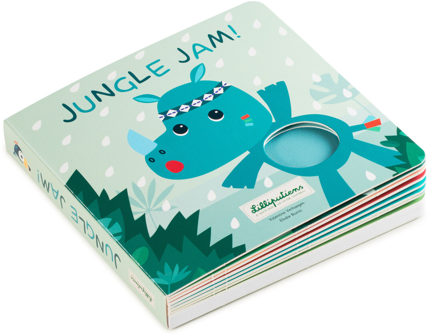 Lilliputiens Jungle - Livre tactile et sonore