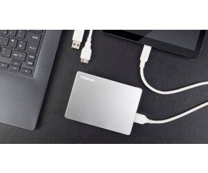 Toshiba Canvio Flex HDTX140XSCCA Disque dur externe USB 3.0 pour PC, Mac,  et tablette Argenté 4 To : : Informatique