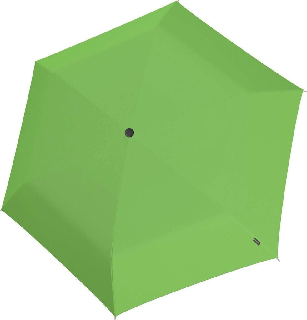 Knirps U.200 Ultra Light Duomatic Ombrello Automatico, Colore Lime, Leggero 183g, Apertura E Chiusura Automatica, Con Custodia, Antivento, 95 Cm Di Apertura