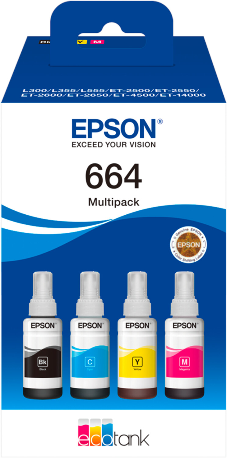 Epson 664 4 Farbig Multipack C13t664640 Ab 2758 € Preisvergleich Bei Idealode 2537