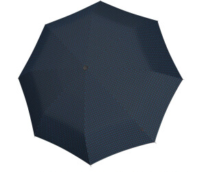Knirps t.200 Medium Duomatic parapluie Watson Aqua Noir Turquoise Neuf 