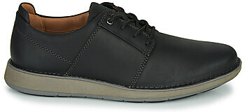 Clarks UN Larvik Leather Shoes black