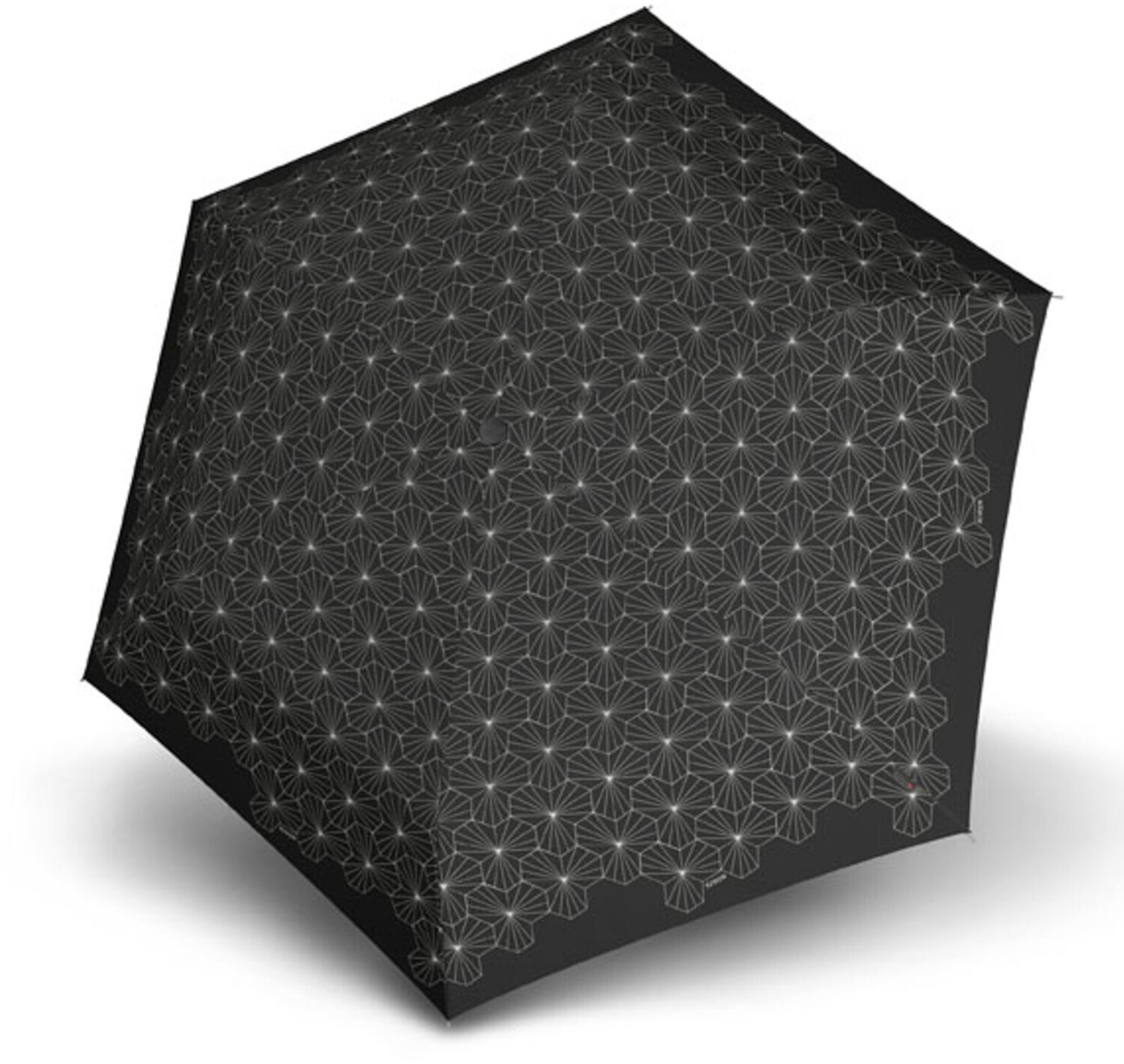 Knirps TS.010 Slim Small Manual Patterned lotus black