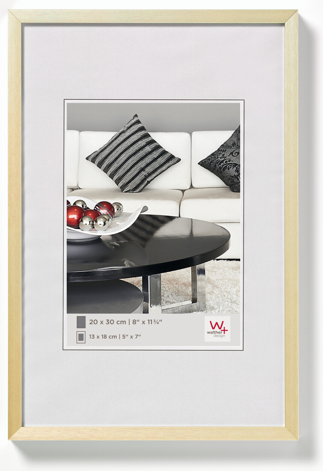 walther design Chair 70x100 Gold