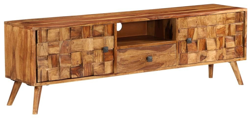 vidaXL Meuble TV en bois avec finition miel 140 x 30 x 40 cm