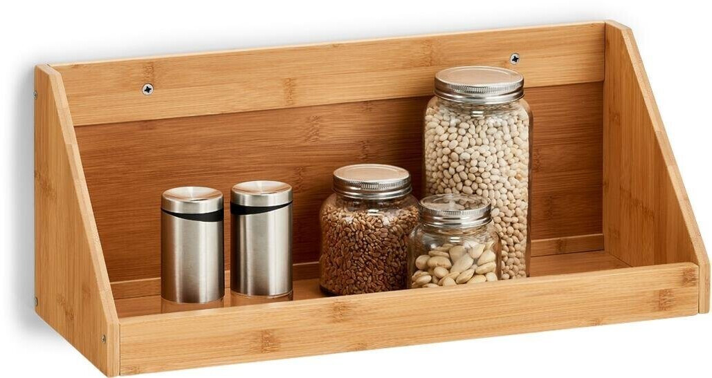 Zeller Bamboo wall shelf