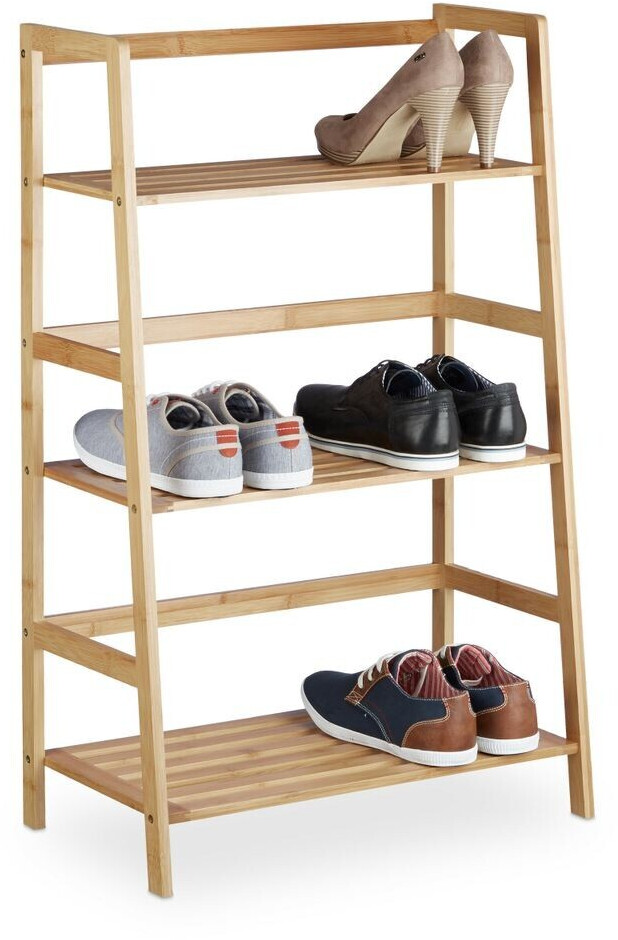Relaxdays Stand shelf bamboo