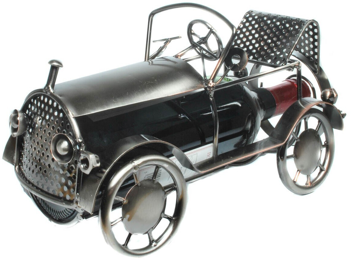 Udo Schmidt Wine bottle holder / bottle holder oldtimer made of metal