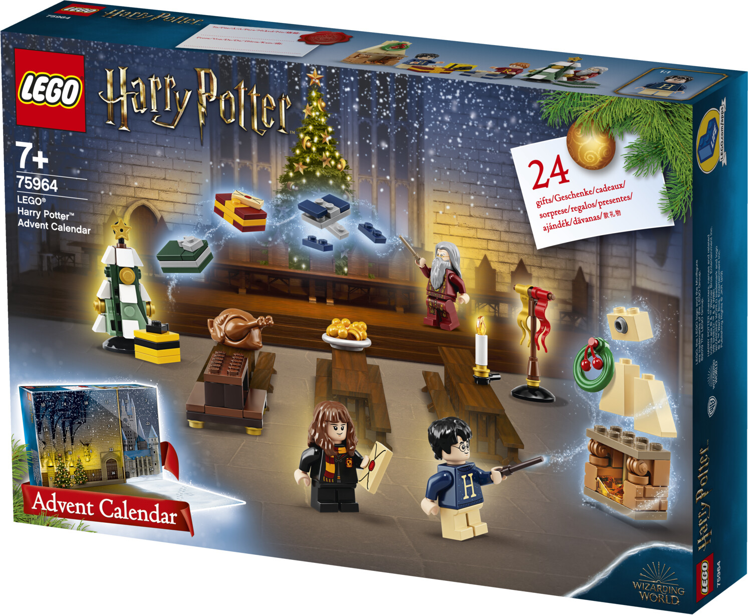 LEGO 75981 Calendrier de l'Avent Harry Potter Cadeau pour enfants de 7 ans  et plus (335 pièces) 