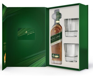 Johnnie Walker Green Label 43% 0,7l Giftbox with 2 Glasses