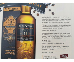 Glen Scotia 11 Jahre Sherry Double Cask Finish 54,1% 0,7l ab 62,95