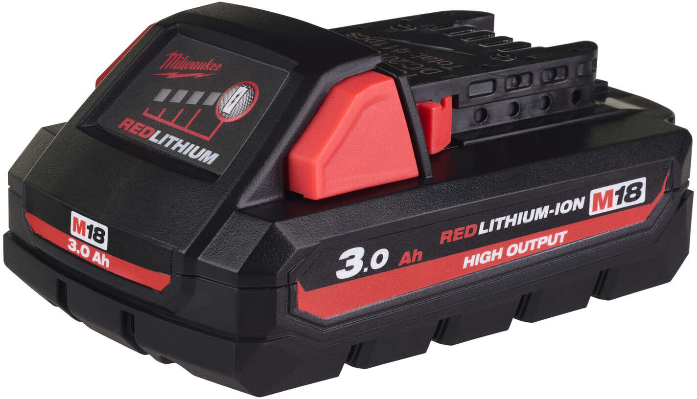 Milwaukee M18 HB3 High Output Batterie Li-Ion 18 V 3,0 Ah / 3000 mAh  (4932471069)