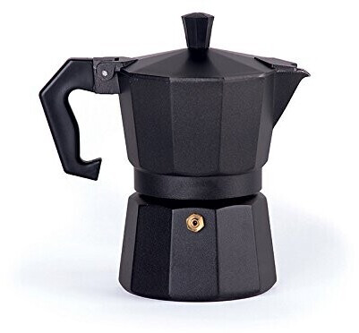 Excelsa Chicco espresso pot, made of aluminum, black 1 Tazza black