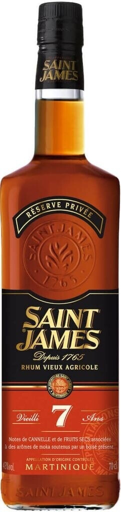 Saint James Rhum Vieux Agricole 7 Jahre 43.0% 0,7L