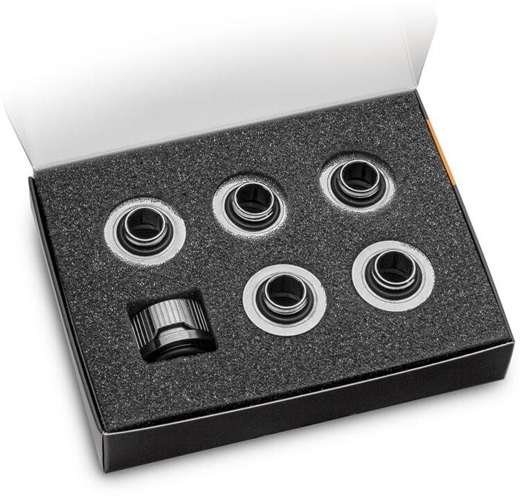 EKWB EK-Quantum Torque 6-Pack HTC 14  Black Nickel