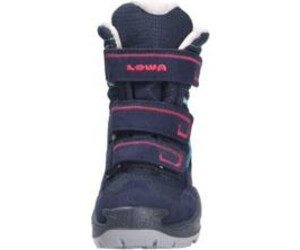 Lowa MILO EVO GTX MID JR – Scarponcini Invernali Bambino, Navy/Lavanda, Gore-Tex, Impermeabili