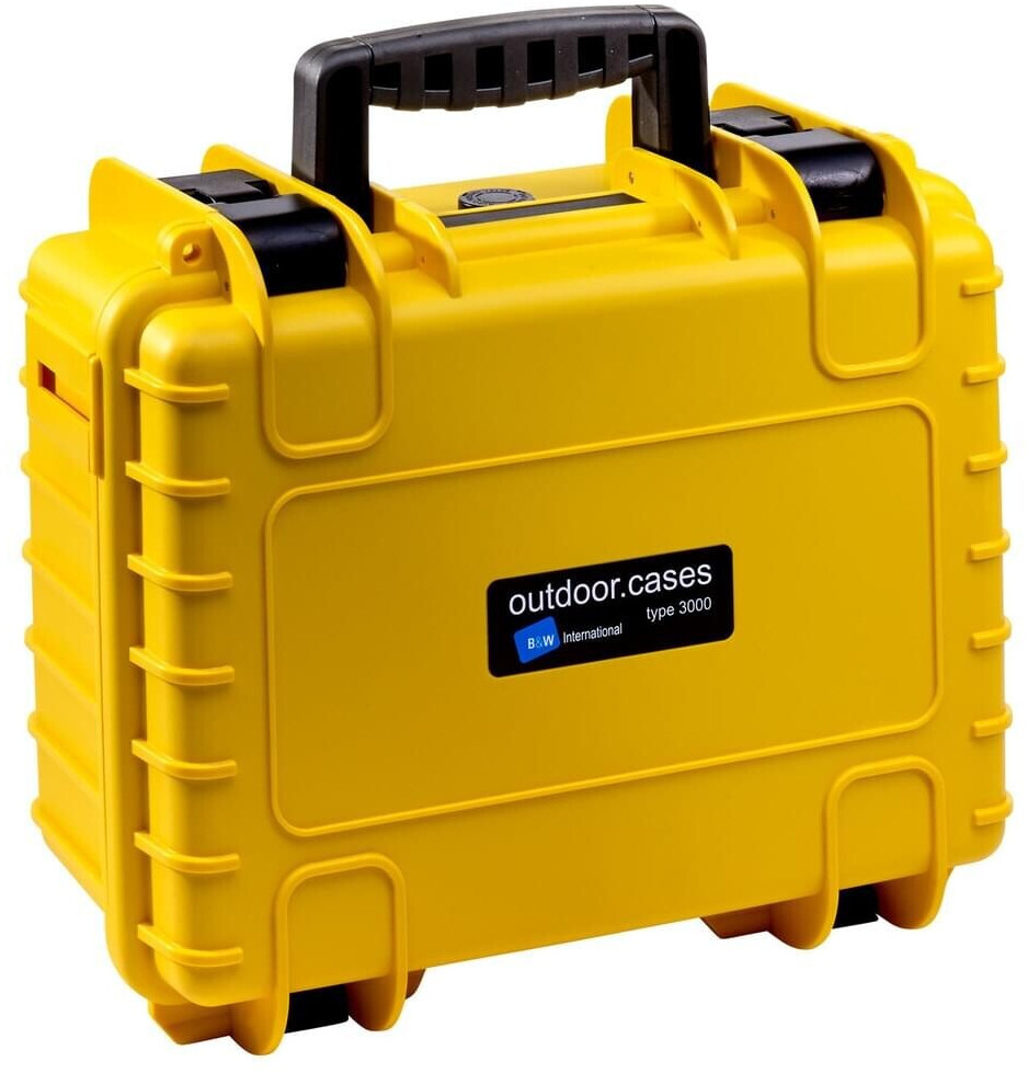 B&W Outdoor Case Type 3000 incl. DJI Mavic 2 Inlay Yellow