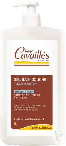 Rogé Cavaillès Gel bain douche fleur de coton (1 L)