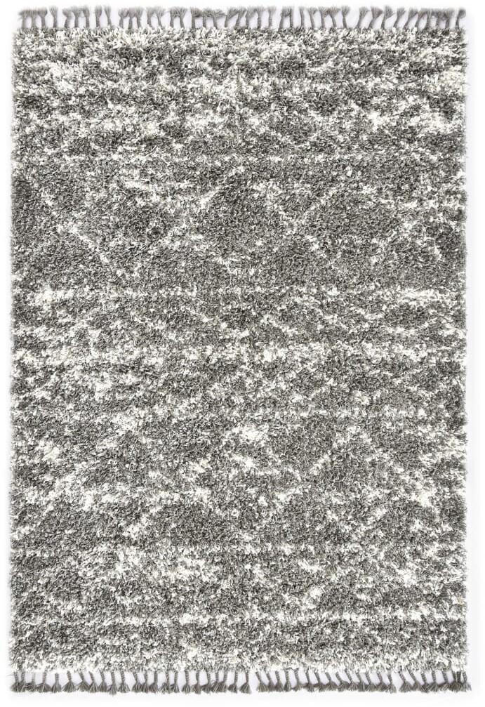 VidaXL Tapis berbère abstrait 80 x 150 cm gris/beige