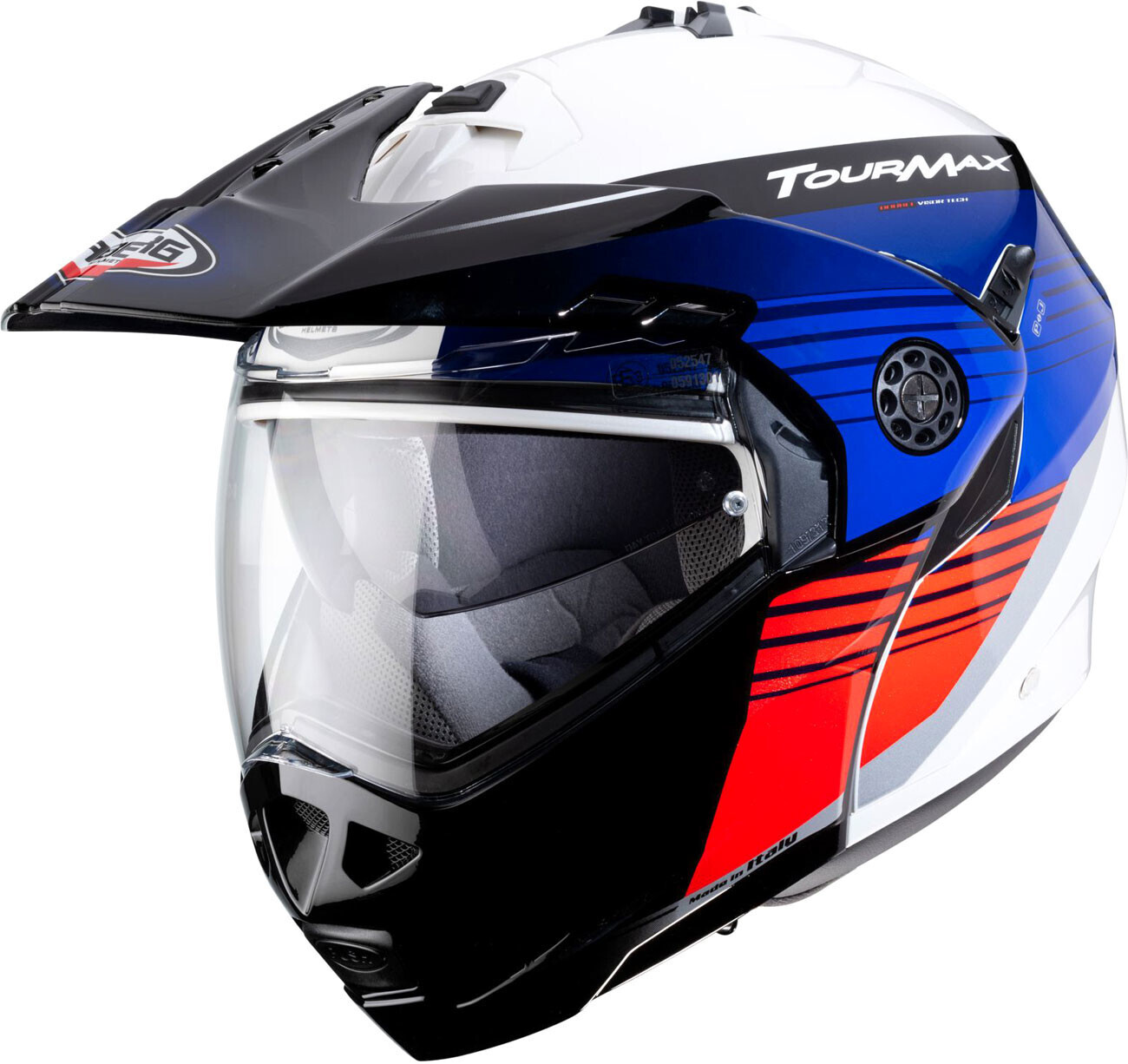 Caberg Tourmax Titan white/blue/red
