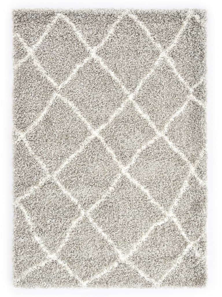 vidaXL Tapis berbère longs poils 160 x 230 cm sable/beige