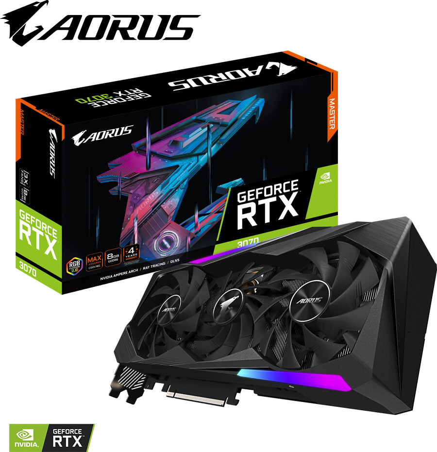 GigaByte GeForce RTX 3070 AORUS Master 8GB DDR6 desde 799 00