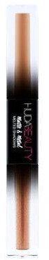 Huda Beauty Matte & Metal Melted Eyeshadow Double-Pump Latte & Drop Top