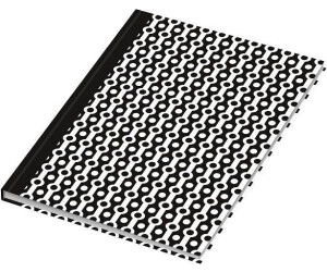 Kladde dotted "black & white Rhombus" DIN A5 Notizbuch