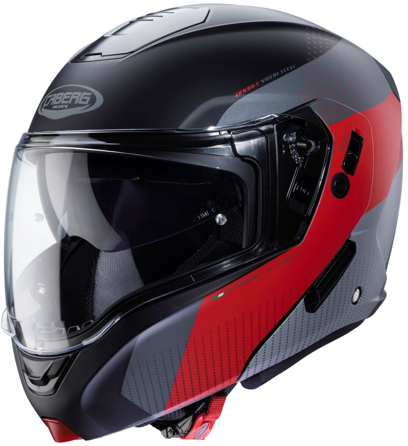 Caberg Horus Scout Matt Black/Red/Grey