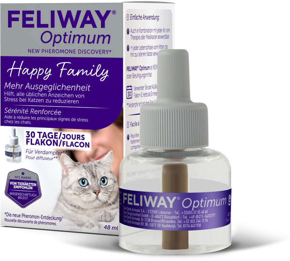 FELIWAY Classic - Diffuseur + Recharge anti-stress calmant 48ml
