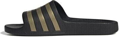 Buy Adidas Adilette Aqua Slides core black/gold metallic/core black from Â£12.49 (Today) â Best 