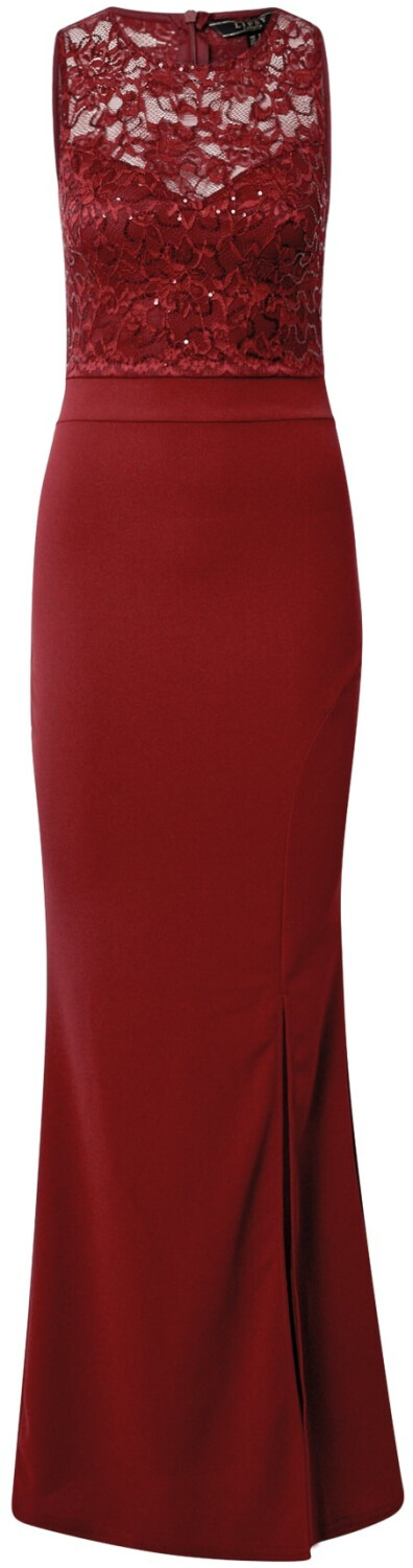 Lipsy Evening Dress (EX01222) berry
