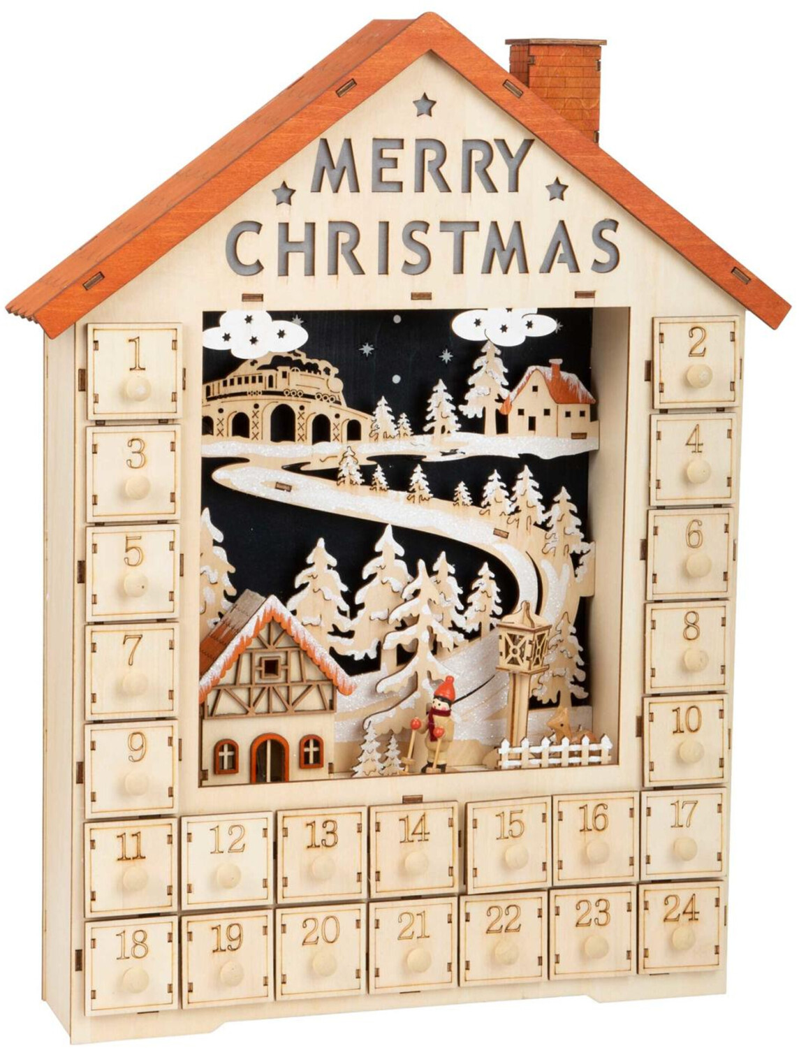 Small Foot Design Advent Calendar Merry Christmas