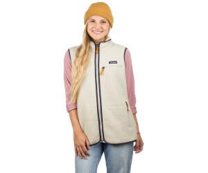Patagonia women's retro pile fleece vest pelican top