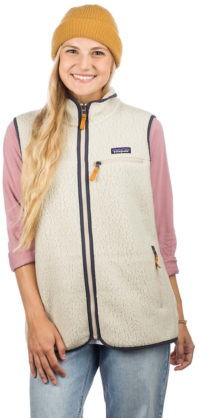 Patagonia women's retro pile fleece cheap vest pelican