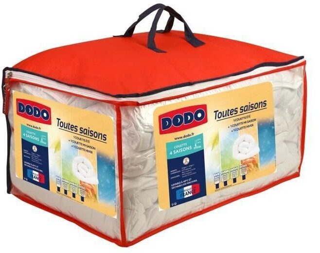 DODO Couette 4 saisons 200 x 200 cm