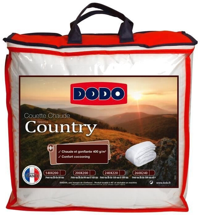 DODO Couette chaude country 200 x 200 cm