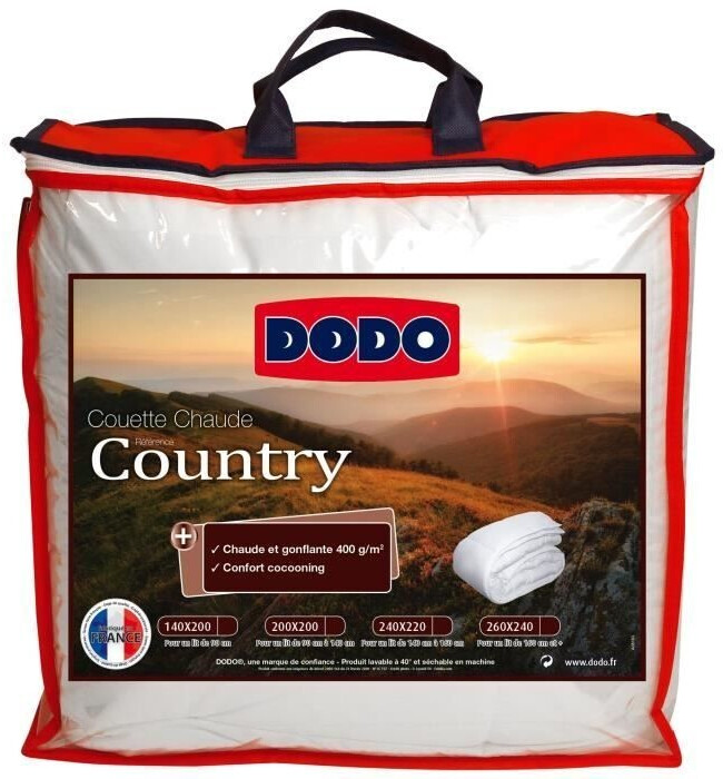 DODO Couette chaude country 240 x 260 cm