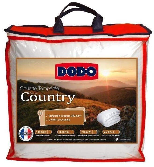 DODO Couette tempérée country 240 x 260 cm