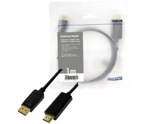 CV0121 LOGILINK - Cable  DisplayPort 1.4; DisplayPort enchufe