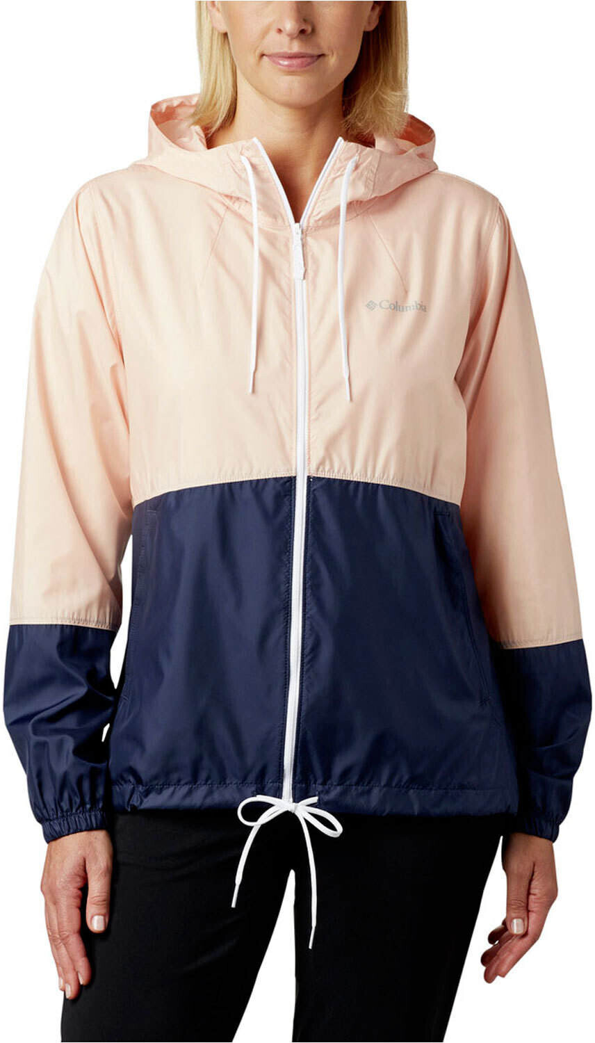 Columbia Flash Forward Womens Windbreaker peach cloud nocturnal