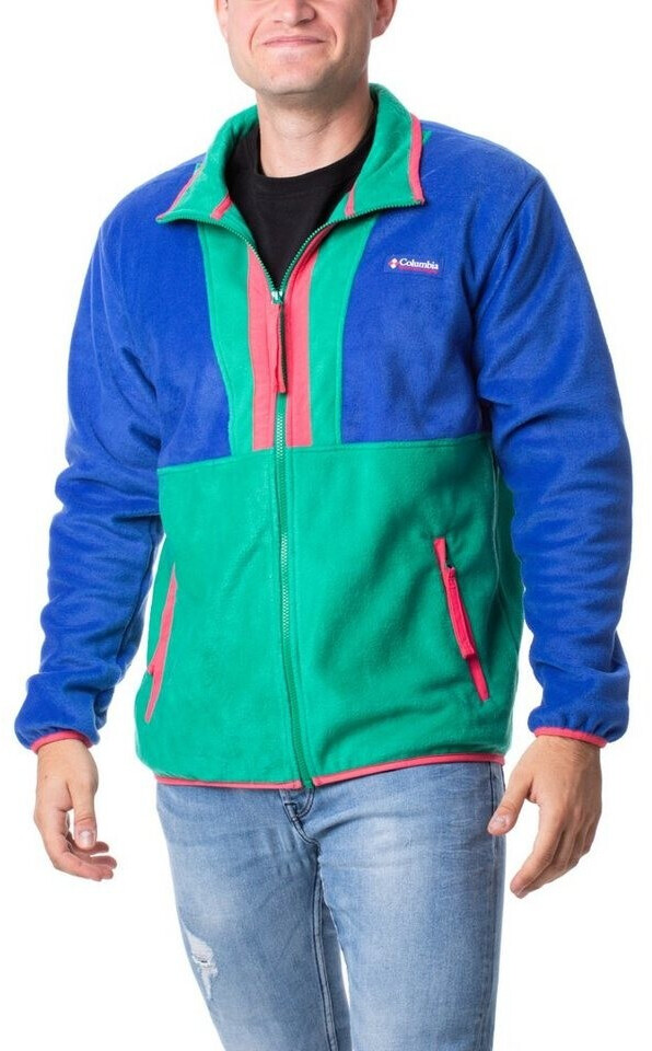 Columbia Men's Back Bowl Fleece lapis blue/emerald green