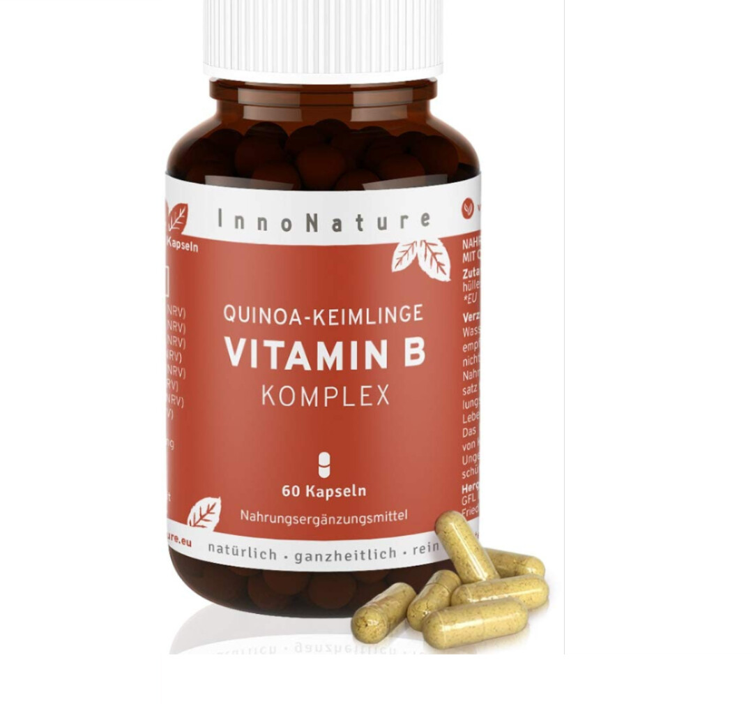 InnoNature Vitamin B Komplex QuinoaKeimlinge Kapseln (60 Stk.) ab 32