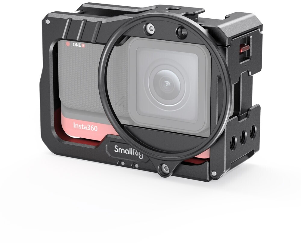 SmallRig 2901 Vlogging Cage and 52mm Filter Adapter for Insta360 ONE R 4K Edition