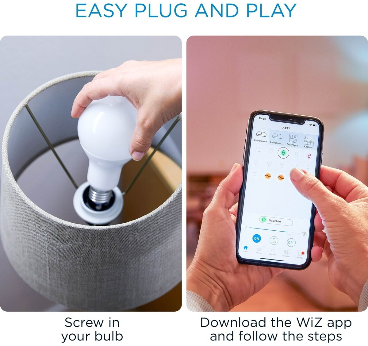 Wiz Tunable Whites Smart LED Bulb A67 E27 WiFi a € 14,79 (oggi)