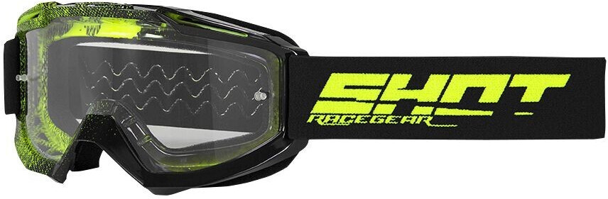 Shot Assault Elite Black Neon Yellow Glossy