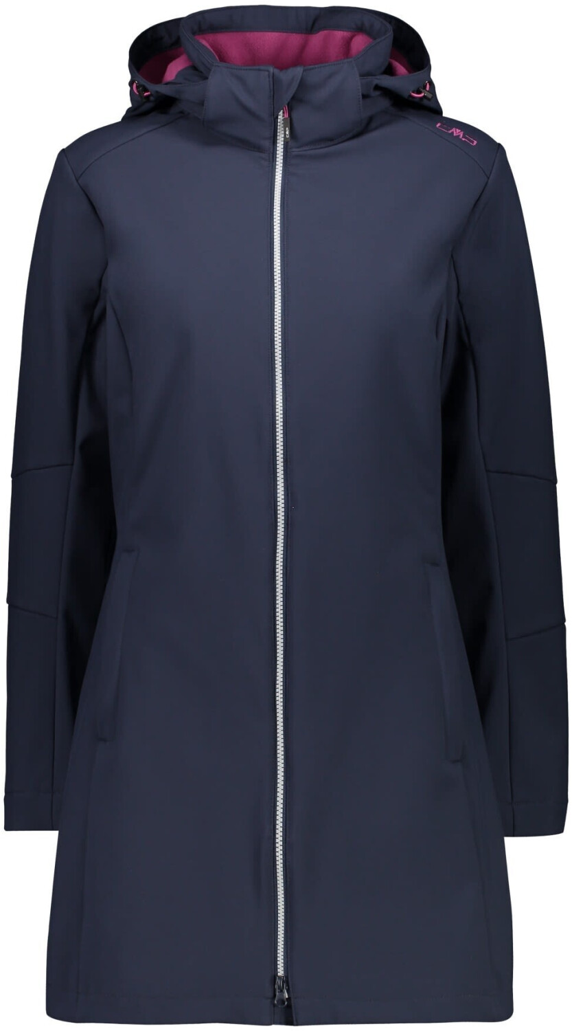 CMP Women Softshell Coat Zip Hood (3A08326) b. blue/berry